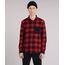 Camisa-Masculina-Xadrez-em-Flanela-com-Bolso-Manga-Longa-Vermelha-8623400-Vermelho_1