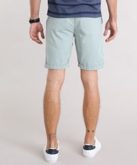 Bermuda-Masculina-Reta-com-Cinto-Cadarco-Listrado-com-Bolsos-Verde-Claro-8807656-Verde_Claro_2