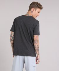 Camiseta-Masculina--Dream-Spot--Manga-Curta-Gola-Careca-Cinza-Mescla-Escuro-8735772-Cinza_Mescla_Escuro_2