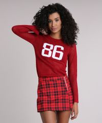 Sueter-Feminino-em-Trico--86--Manga-Longa-Decote-Redondo-Vermelho-9155588-Vermelho_1