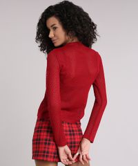 Sueter-Feminino-em-Trico--86--Manga-Longa-Decote-Redondo-Vermelho-9155588-Vermelho_2