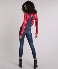 Macacao-Jeans-Feminino-Skinny-Destroyed-com-Bolsos-Azul-Escuro-9112675-Azul_Escuro_2