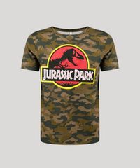 Camiseta-Masculina-Jurassic-Park-Estampada-Camuflada-Manga-Curta-Gola-Careca-Verde-9154214-Verde_5