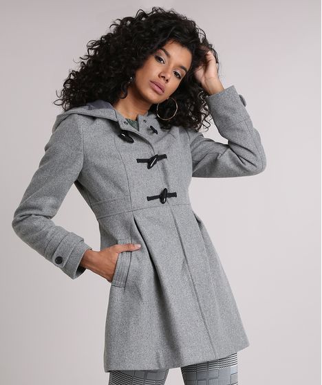 casaco com touca feminino