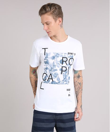 Camiseta-Masculina--Tropical-Vibes---Manga-Curta-Gola-Careca-Branca-9079781-Branco_1