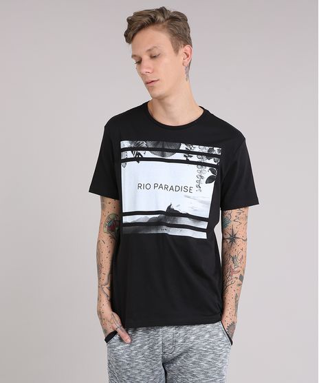 Camiseta-Masculina--Rio-Paradise--Manga-Curta-Gola-Careca-Preta-9079843-Preto_1