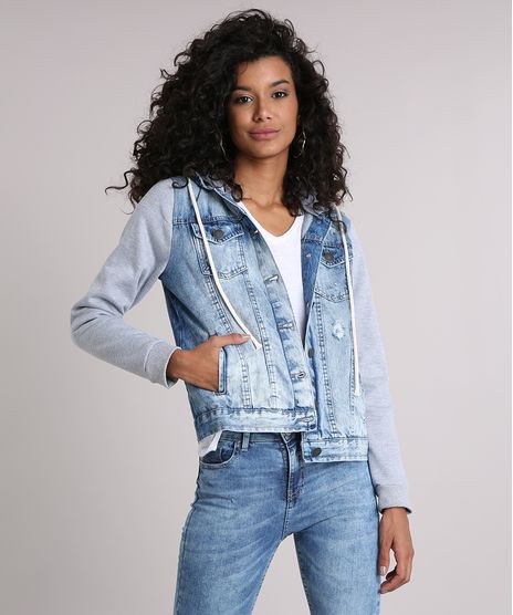 Jaqueta-Jeans-Feminina-com-Capuz-Removivel-em-Moletom-Azul-Claro-9116722-Azul_Claro_1