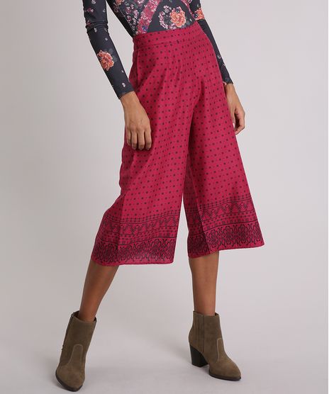 Calca-Feminina-Pantacourt-Estampada-Floral-Vinho-8903330-Vinho_1