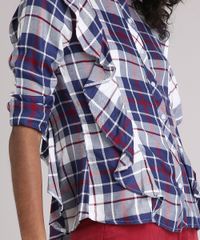 Camisa-Feminina-Xadrez-com-Babado-Manga-Longa-Off-White-8918196-Off_White_4