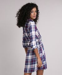 Vestido-Chemise-Feminino-Xadrez-Manga-Longa-Off-White-8917639-Off_White_2