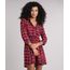 Vestido-Chemise-Feminino-Xadrez-Manga-Longa-Vermelha-8917639-Vermelho_1