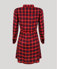 Vestido-Chemise-Feminino-Xadrez-Manga-Longa-Vermelha-8917639-Vermelho_6