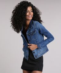 Jaqueta-Jeans-Feminina-com-Bolsos-e-Elastano-Azul-Medio-9195856-Azul_Medio_1