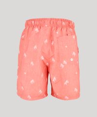 Bermuda-Masculina-Estampada-de-Coqueiros-com-Bolsos-Coral-9134184-Coral_6