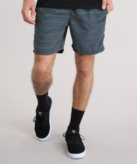 Bermuda-Masculina-Listrada-com-Bolsos-Chumbo-9134183-Chumbo_1