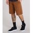Bermuda-Masculina-Reta-Texturizada-com-Cordao-Caramelo-9130181-Caramelo_1