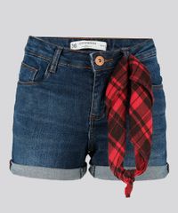 Short-Jeans-Feminino-Reto-com-Barra-Dobrada--Azul-Escuro-9116257-Azul_Escuro_5