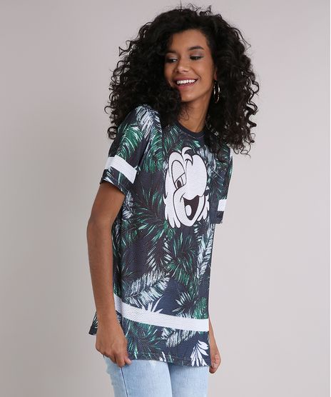 Blusa-Feminina-Brasil-Ze-Carioca-em-Tela-Estampada-de-Folhagem-Manga-Curta-Decote-Redondo-Verde-Escuro-9191756-Verde_Escuro_1