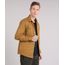Jaqueta-Masculina-com-Forro-Xadrez-em-Flanela-com-Bolsos-Caramelo-8868343-Caramelo_1