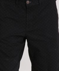 Bermuda-Masculina-Estampada-de-Poa-com-Bolsos-Preta-9137811-Preto_4