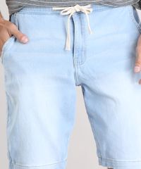 Bermuda-Jeans-Masculina-Reta-com-Cordao-e-Bolsos-Azul-Claro-9130932-Azul_Claro_4