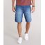 Bermuda-Jeans-Masculina-Reta-com-Cordao-e-Bolsos-Azul-Medio-9130931-Azul_Medio_1