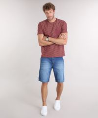 Bermuda-Jeans-Masculina-Reta-com-Cordao-e-Bolsos-Azul-Medio-9130931-Azul_Medio_3