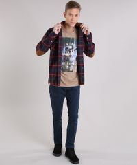 Camisa-Masculina-Xadrez-em-Flanela-com-Suede-Manga-Longa-Azul-Marinho-8886269-Azul_Marinho_3