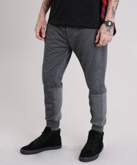 Calca-Masculina-Jogger-em-Moletom-com-Bolsos-e-Ziper-Cinza-Mescla-Escuro-8834560-Cinza_Mescla_Escuro_1 Calca-Masculina-Jogger-em-Moletom-com-Bolsos-e-Ziper-Cinza-Mescla-Escuro-8834560-Cinza_Mescla_Escuro_1