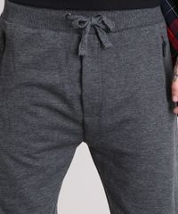 Calca-Masculina-Jogger-em-Moletom-com-Bolsos-e-Ziper-Cinza-Mescla-Escuro-8834560-Cinza_Mescla_Escuro_4 Calca-Masculina-Jogger-em-Moletom-com-Bolsos-e-Ziper-Cinza-Mescla-Escuro-8834560-Cinza_Mescla_Escuro_4