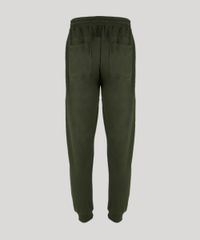 Calca-Masculina-Jogger-em-Moletom-com-Bolsos-e-Ziper-Verde-Militar-8834566-Verde_Militar_6