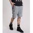 Bermuda-Masculina-em-Moletom--UDRGRUND--com-Ziper-Cinza-Mescla-Escuro-9152093-Cinza_Mescla_Escuro_1