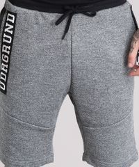 Bermuda-Masculina-em-Moletom--UDRGRUND--com-Ziper-Cinza-Mescla-Escuro-9152093-Cinza_Mescla_Escuro_4