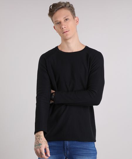 Sueter-Masculino-Basico-em-Trico-Gola-Redonda-Manga-Longa-Preto-8855187-Preto_1 Sueter-Masculino-Basico-em-Trico-Gola-Redonda-Manga-Longa-Preto-8855187-Preto_1