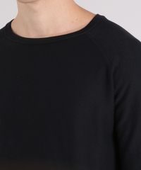 Sueter-Masculino-Basico-em-Trico-Gola-Redonda-Manga-Longa-Preto-8855187-Preto_4