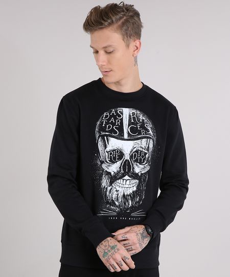 Blusao-Masculino-Caveira-em-Moletom-Gola-Careca-Manga-Longa-Preto-8830156-Preto_1