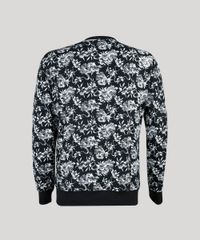 Blusao-Masculino-Estampado-Floral--Los-Angeles-Fever--em-Moletom-Manga-Longa-Gola-Careca-Preto-8829638-Preto_6