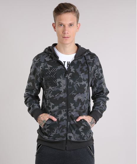 Blusao-Masculino-em-Moletom-Estampado-Camuflado-com-Capuz-Manga-Longa-Chumbo-8852544-Chumbo_1