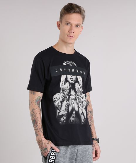 Camiseta-Masculina--Uncommon--Manga-Curta-Gola-Careca-Preta-9149163-Preto_1