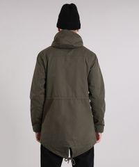 Parka-Masculina-Gola-Alta-com-Capuz-Verde-Militar-8855169-Verde_Militar_2