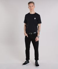 Camiseta-Masculina-com-Bordado-E-T--Manga-Curta-Gola-Careca-Preta-9195972-Preto_3