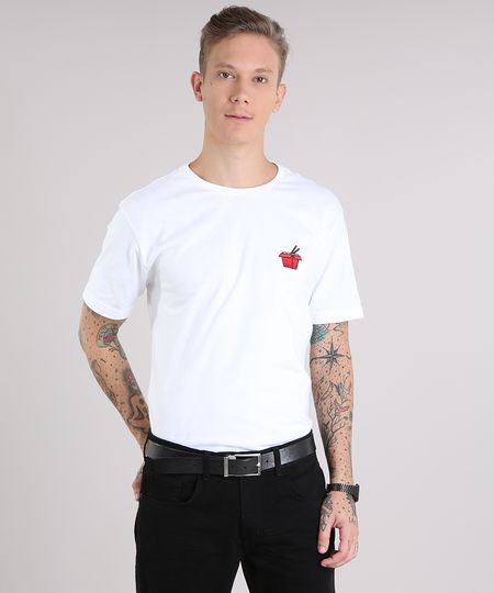 Camiseta-Masculina-com-Bordado-Yakissoba-Manga-Curta-Gola-Careca-Off-White-9154671-Off_White_1
