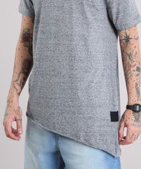 Camiseta-Masculina-Longa-Assimetrica-Manga-Curta-Gola-Careca-Cinza-Mescla-9152166-Cinza_Mescla_4