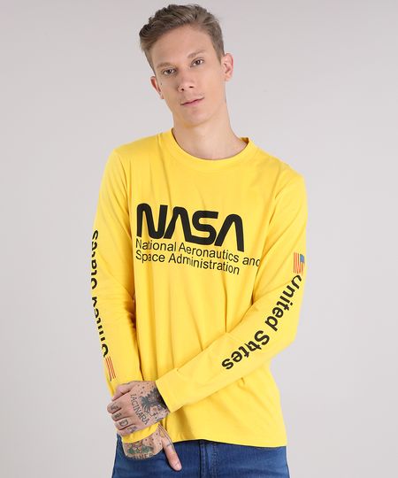 Camiseta-Masculina-NASA-Manga-Longa-Gola-Redonda-Amarela-9151473-Amarelo_1 Camiseta-Masculina-NASA-Manga-Longa-Gola-Redonda-Amarela-9151473-Amarelo_1