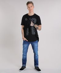 Camiseta-Masculina-Longa--76--Manga-Curta-Gola-Careca-Preta-8524185-Preto_3