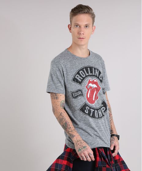 Camiseta-Masculina-Rolling-Stones-Manga-Curta-Gola-Careca-Cinza-Mescla-9153479-Cinza_Mescla_1