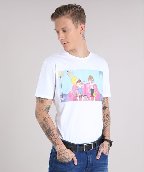 Camiseta-Masculina-Beavis-And-Butt-Head-Manga-Curta-Gola-Careca-Branca-9154337-Branco_1