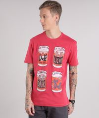 Camiseta-Masculina-Duff-Os-Simpsons-Manga-Curta-Gola-Careca-Vermelha-9154392-Vermelho_1