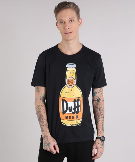 Camiseta-Masculina-Duff-Os-Simpsons-Manga-Curta-Gola-Careca-Preta-9142492-Preto_1