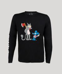 Camiseta-Masculina-Comichao-e-Cocadinha-Os-Simpsons-Manga-Longa-Gola-Careca-Preta-9151465-Preto_5